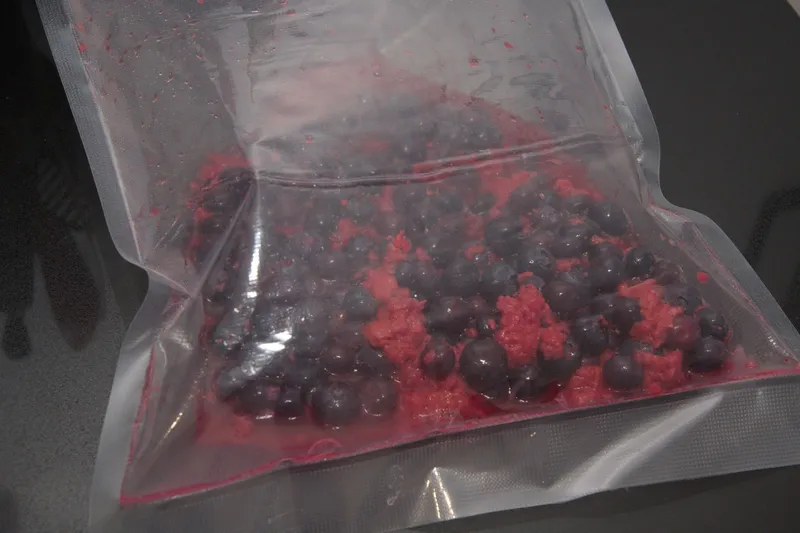 Bag puffed up after 2 days fermenting.